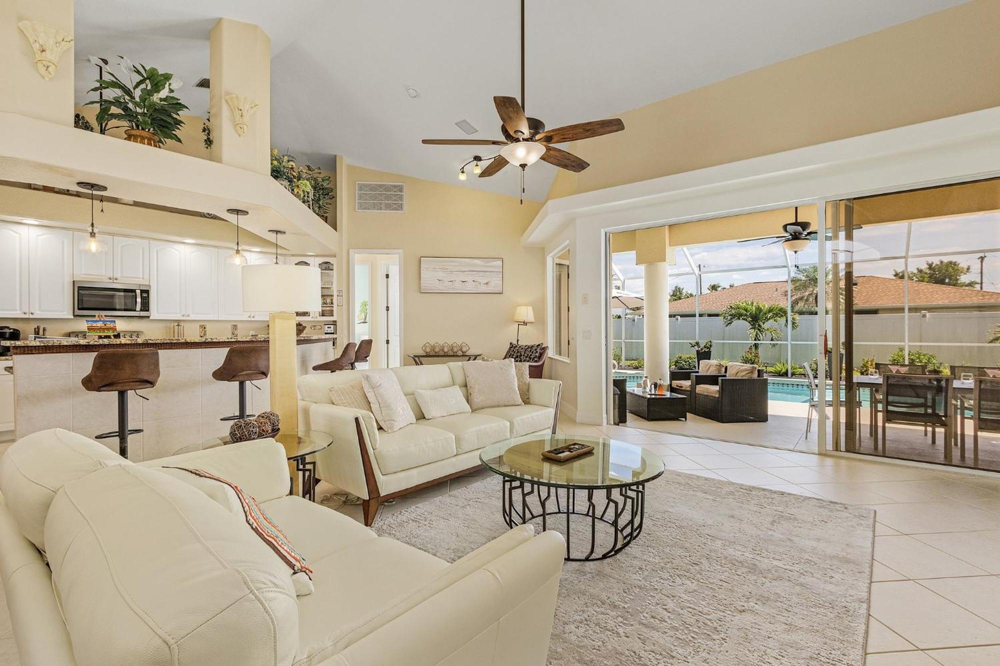 Villa-Haze, Lots Of Privacy, Solar & Electric Heated Pool And Spa Cape Coral Exterior photo